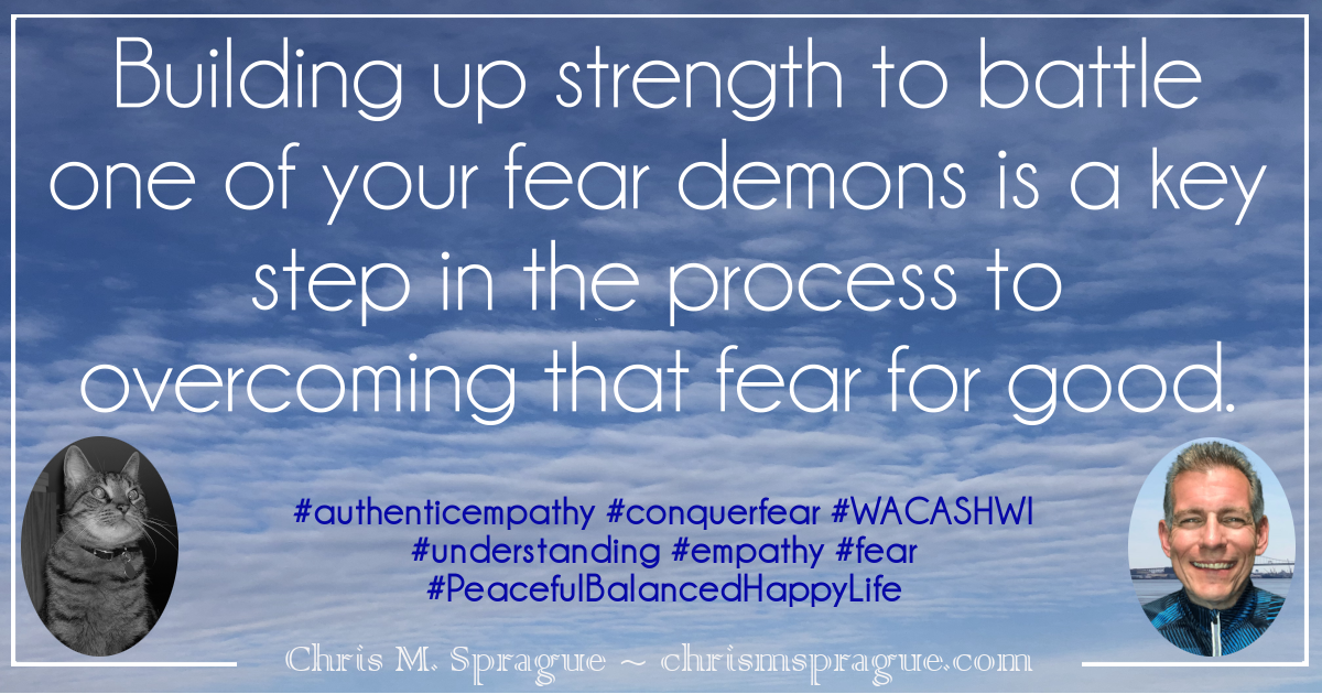 How can you weaken the grip a specific fear has on you?