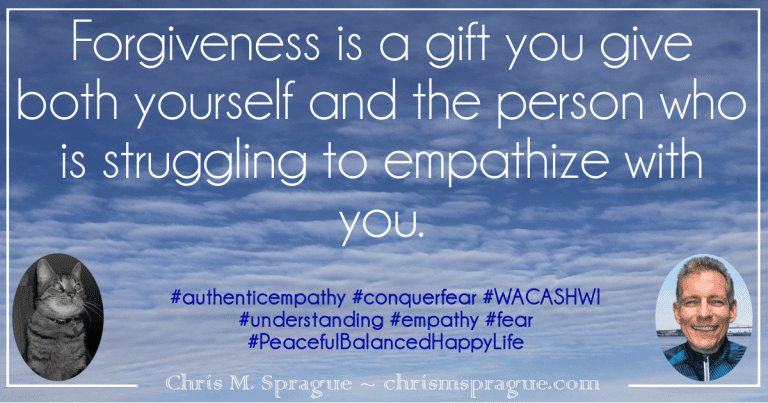 Authentic Empathy, Understanding and Forgiveness